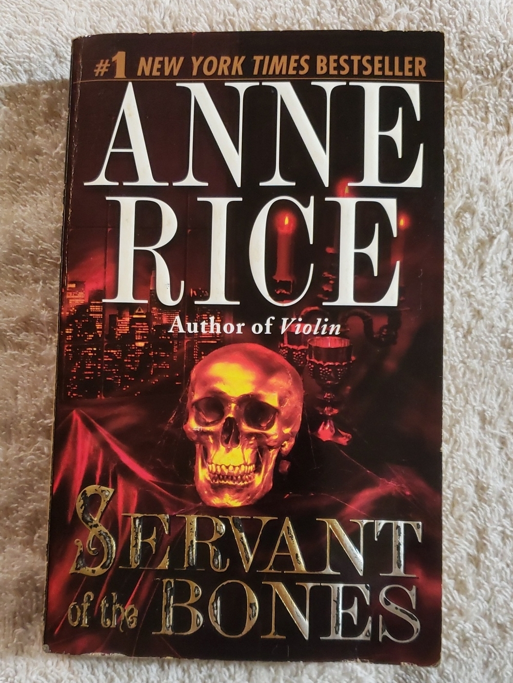 📚4 For $20 - Anne Rice -  Servant of the Bones Paperback - Red and Black Cover